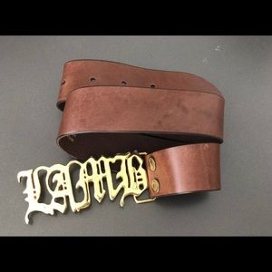 L.A.M.B. by Gwen Stefani LEATHER BELT